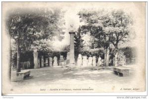 Sétif  jardin d'Orléans, ruines romaines