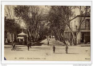 ALGERIE  SETIF  RUE DE CONSTANTINE