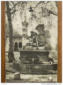 ALGÉRIE - SETIF - La Fontaine Monumentale et la Mosquée. (CPSM)