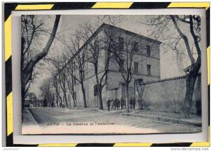 SETIF. - . LA CASERNE DE L'AVIATION. CARTE NON CIRCULEE, EN SUPERBE ETAT