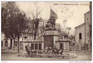 SETIF - Monument aux Morts, voir scan