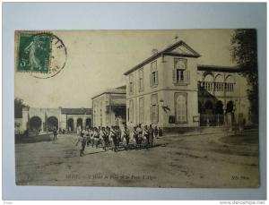 ALGERIE    SETIF  -  L'Hôtel de Ville et la Porte d'ALGER  -  Carte animée