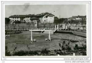 ALGERIE - cpsm - SETIF - L´ECOLE SUPERIEURE DE JEUNES FILLES (prise du Parc des Sport)