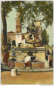 SETIF  - LA FONTAINE MONUMENTALE ET LA MOSQUEE N° 683