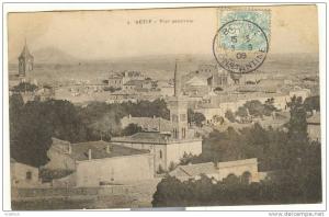 Sétif Algérie - vue générale - église et mosquée