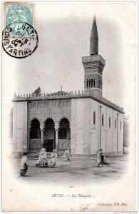 SETIF   La Mosquée  - Précurseur circulé Constantine en 1904