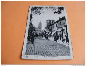 cpa Sétif  rue Saint Augustin