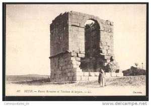 CPA Setif, Ruines Romaines et Tombeau de Scipion