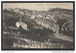 CPA Constantine, Vue generale, prise de la Route de Setif