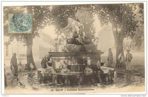 Setif Algérie - fontaine monumentale 1908