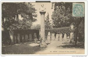 Setif - colonne du duc d' Orléans - tombes