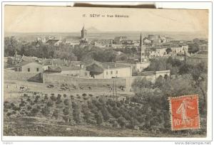 Algérie - Sétif - vue générale - église et mosquée