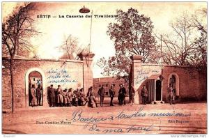SETIF LA CASERNE DES TIRAILLEURS ANIME SOLDATS