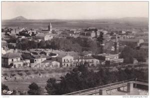 AFRIQUE DU NORD,Algérie,Sétif,Consta ntine,vue aérienne,architecture maison française,parc,photo combier