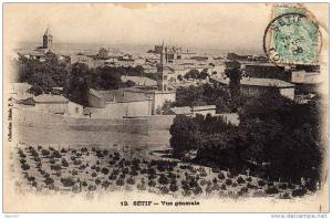 ALGERIE SETIF  Vue Générale 1906