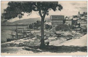 ALGÉRIE - BOUGIE  Vue sur le port et la ville