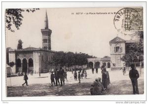 Algérie  SETIF   La place nationale et la mosquée