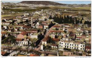 ALGERIE SETIF - Vue aérienne du Faubourg de la Gare supérieure et Nouvelles mosquée