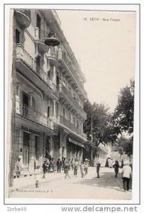 SETIF Rue Trajan  devant le café américain Animée
