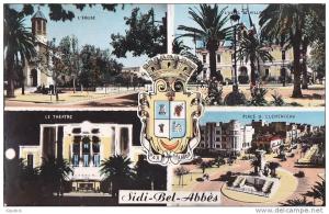 af - Cpsm petit format SIDI BEL ABBES - Souvenir