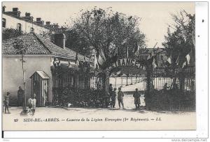 ALGERIE - SIDI BEL ABBES - Caserne de la Légion Etrangère (1re Régiment)