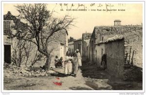 SIDI BEL ABBES  une rue du quartier arabe