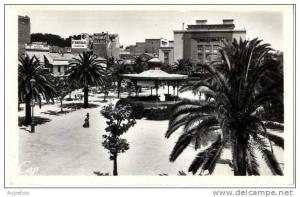 ALGERIE  SIDI BEL ABBES  PLACE CARNOT VERS LE THEATRE  CPSM 1950/60