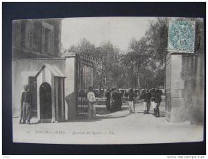 CPA  Sidi-Bel-Abbès (Algérie) - Quartier des Spahis
