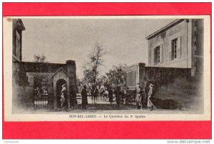 CPA ALGERIE SIDI BEL ABES le quartier du 2émz SPAHIS