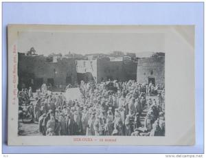 CPA  précurseur - Algérie - SIDI OKBA - Le Marché