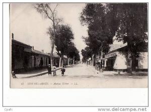 Algérie  Sidi-bel-Abbès , Avenue Kléber, le Café Continental