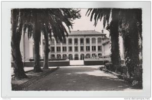 ALGERIE - SIDI BEL ABBES - LE COLLEGE MODERNE DE GARCONS - 1956  (scan recto verso)