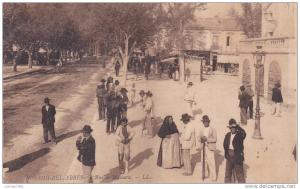 cpa algérie sidi bel abbes rue de Mascara LL n°6 tres belle animation beau plan