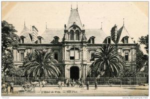 sidi bel abbes hotel de ville ND phot 4 carte animée calèches