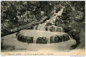 sidi bel abbes la cascade du jardin public ND phot 23