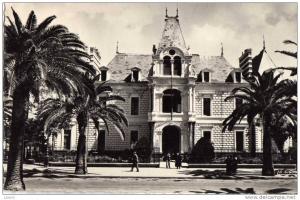 cpsm dentelee SIDI BEL ABBES hotel de ville non circulee