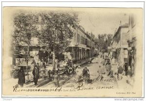 Carte Postale Ancienne Algérie - Sidi bel Abbès. La Rue Lord Byron