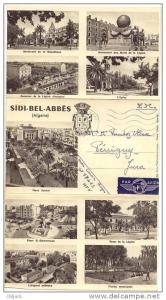 SIDI-BEL-ABBES carte dépliante Multivues