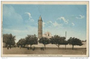 SIDI-BEL-ABBÉS  -  LE PLATEAU BUGEAUD ET LA MOSQUÉE