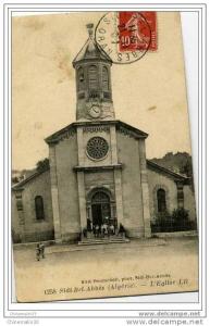 ## ALGERIE ## SIDI BEL ABBES L´EGLISE TRES BELLE ANIMATION A VOIR