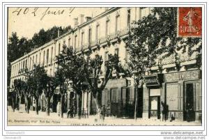 ## ALGERIE ## SIDI BEL ABBES FACADE EST DE LA RUE PRUDON TRES BELLE ANIMATION A