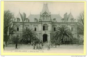 - Algerie - Sidi Bel Abbes - Hotel de ville - Personnages - Attelage Bicyclette -