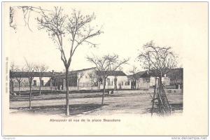 SIDI BEL ABBES - Abreuvoir et vue de la place Beaudens
