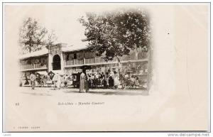 Algérie Sidi Bel Abbes Marché couvert Geiser précurseur peu courant 2 scans