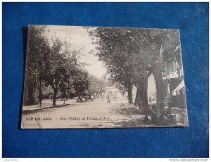 CPA avant 1906. Algérie. Sidi bel Abes. Rue Prudon et portes d'Oran