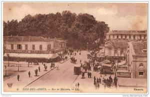 CPA 479 - Carte N°6 - SIDI BEL ABBES 22000 Algérie - 1922 - Rue de Mascara