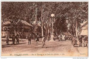 CPA 477 - Carte N°58 - SIDI BEL ABBES 22000 Algérie - 1922 Rue de Tlemcen et le Cercle des officiers