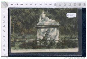 V08683 SIDI BEL ABBES UN COIN DU JARDIN PUBLIC STATUE SCULTURE