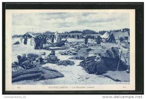 CPA Sidi-bel-Abbes, Le Marche Arabe