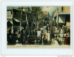 sidi bel abbés      la rue de   montagnac